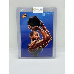 2025 Canvas Marketing Card Show Exclusive Steph Curry Sticker Card Sample Promo